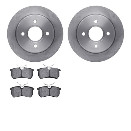 DYNAMIC FRICTION CO 6502-54393, Rotors with 5000 Advanced Brake Pads 6502-54393